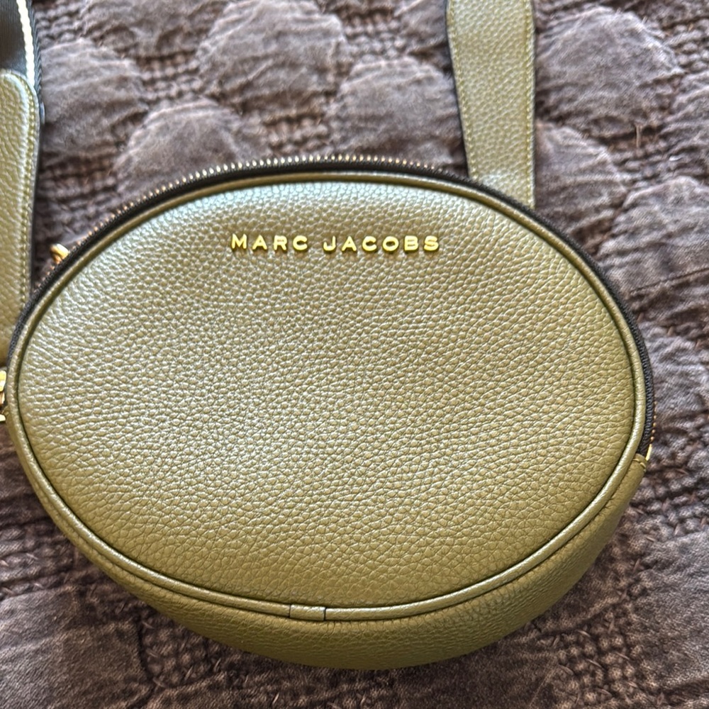 Marc Jacobs Olive Green Crossbody Bag
